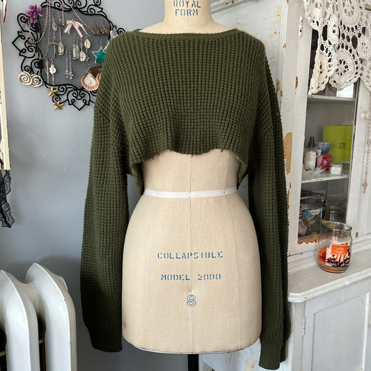 cropped sweater