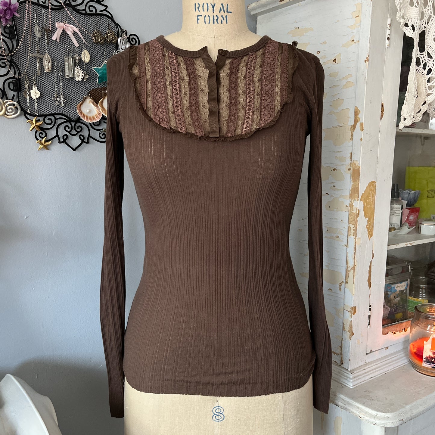 brown longsleeve