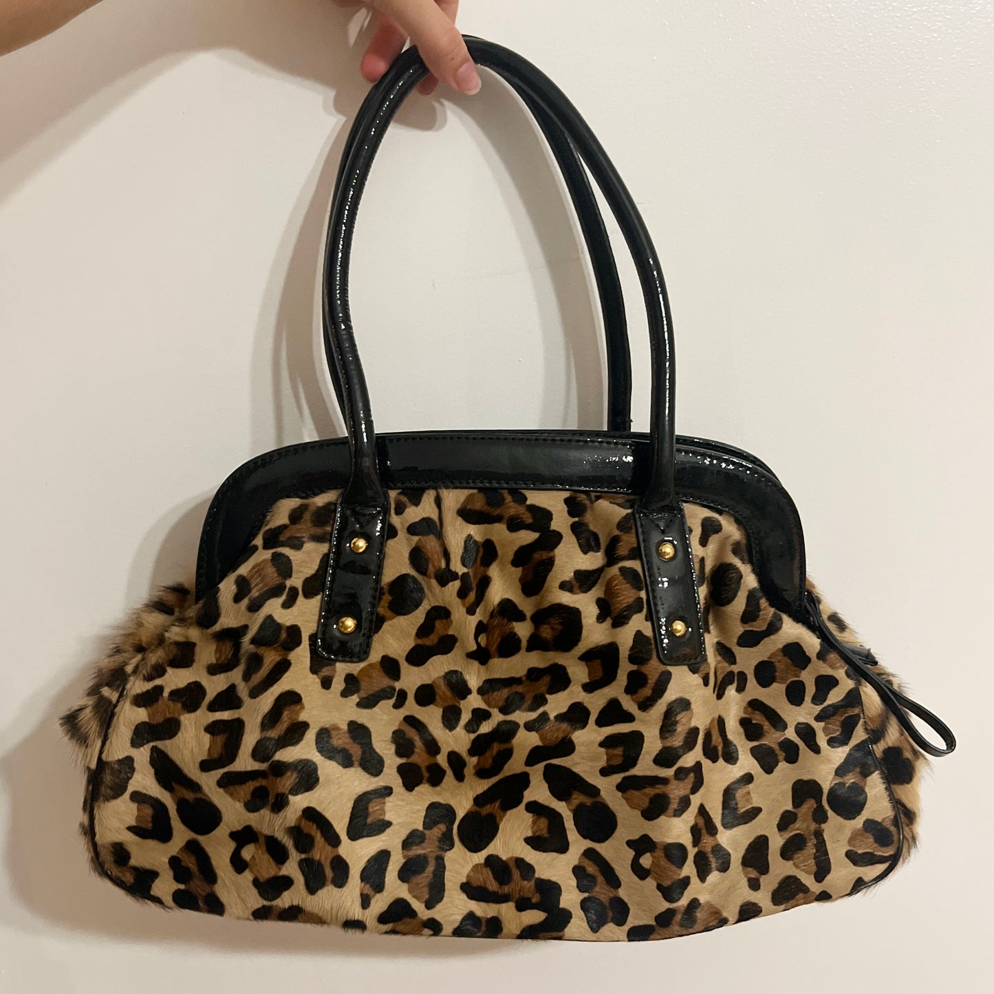 cheetah print bag