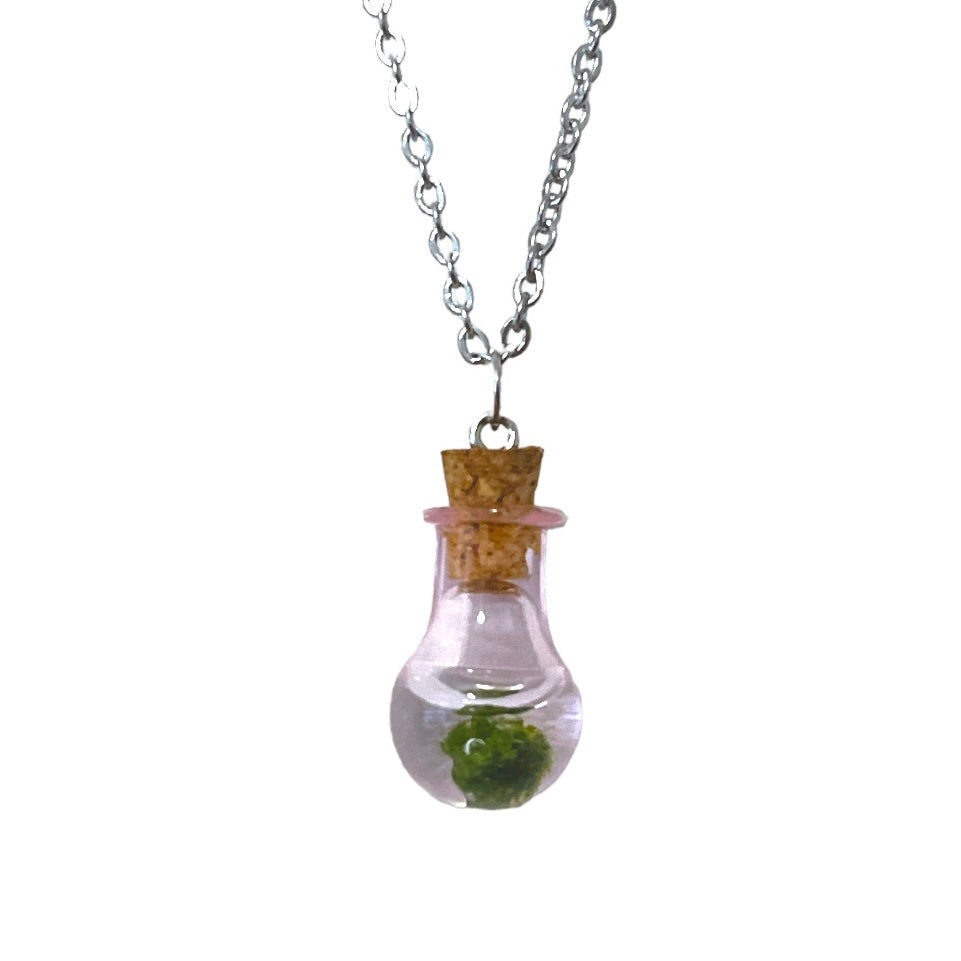 moss ball necklace